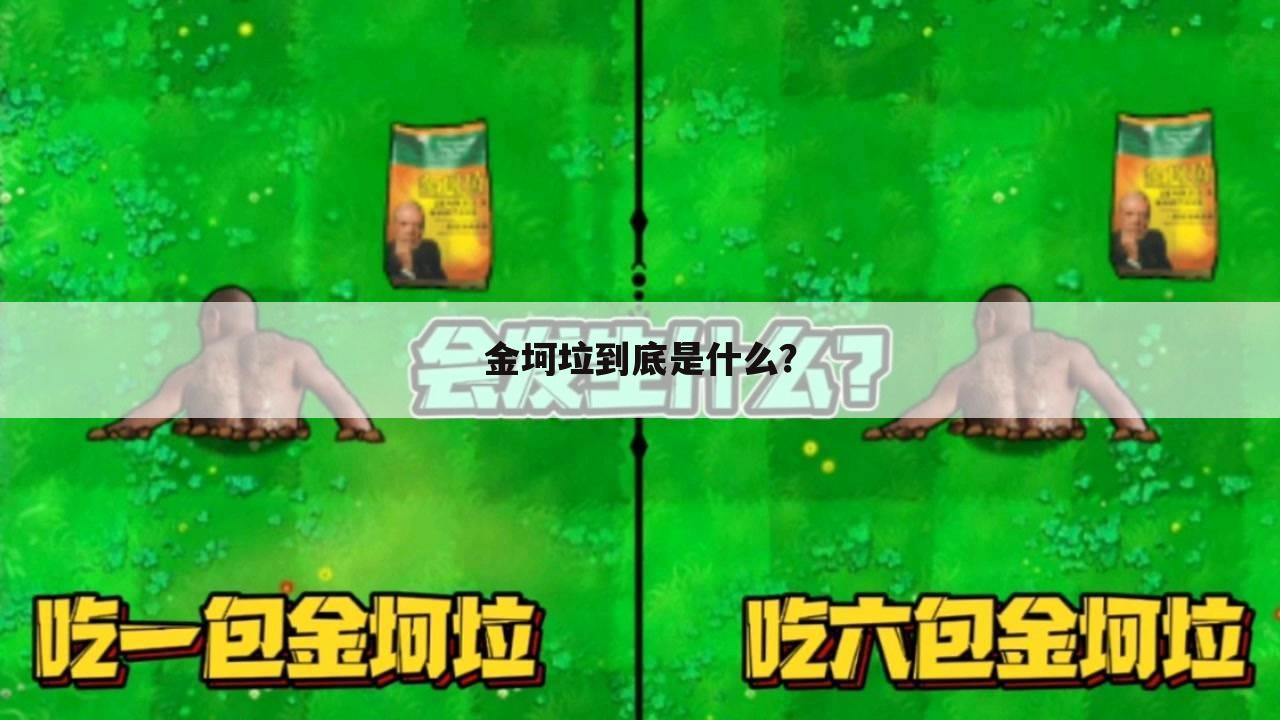 金坷垃到底是什么？