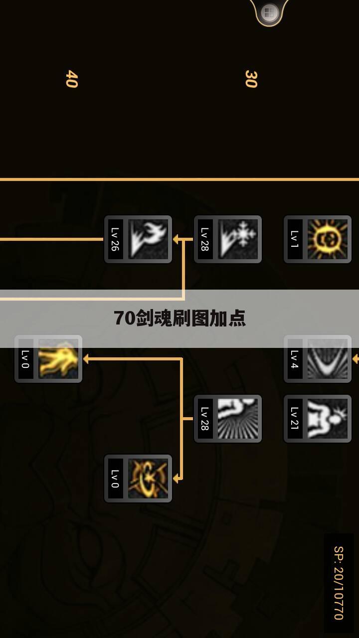 70剑魂刷图加点