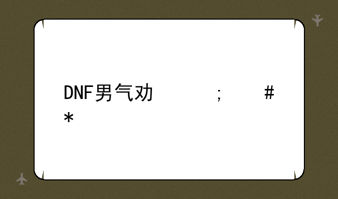 DNF男气功怎么加点