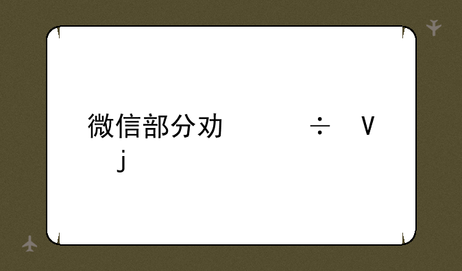 微信部分功能故障