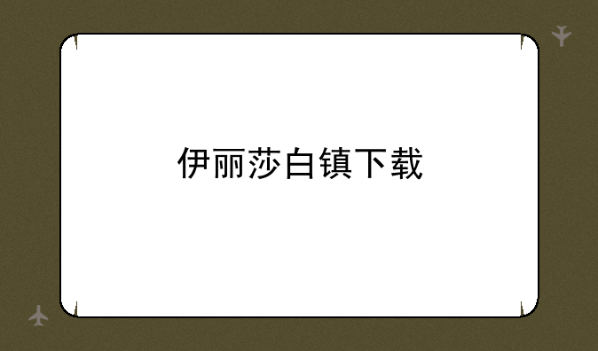 伊丽莎白镇下载
