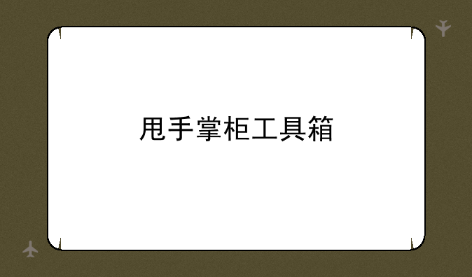 甩手掌柜工具箱