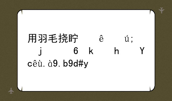用羽毛挠真人美女的小游戏叫什么名字