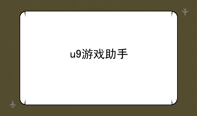 u9游戏助手
