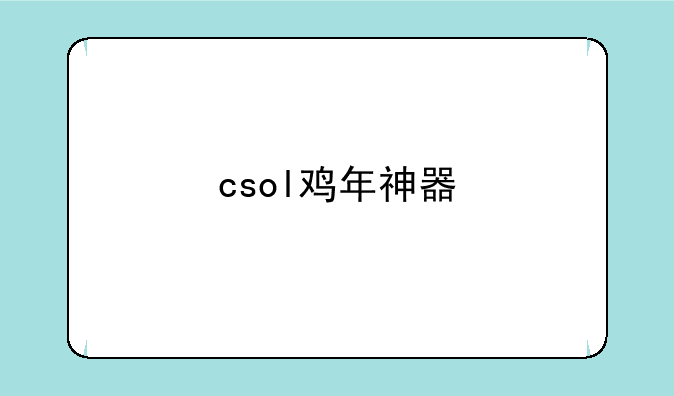 csol鸡年神器