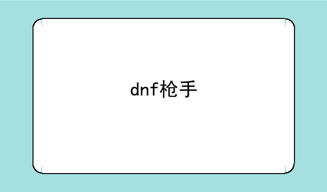 dnf枪手